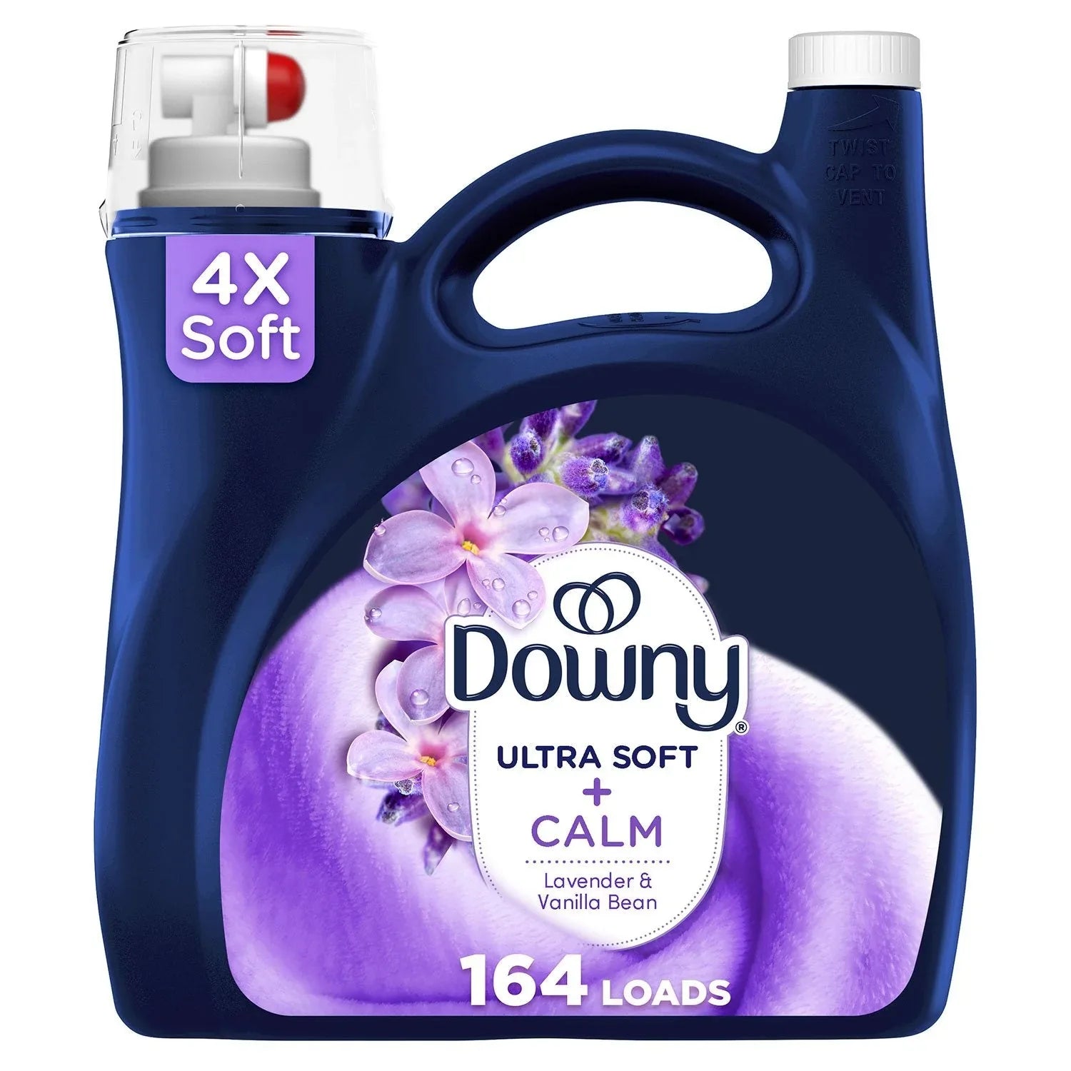 Downy Ultra Soft + Calm Liquid Fabric Softener, Lavender and Vanilla Bean, 164 Loads, 111 fl. oz. - USA MEGA SHOP