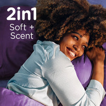 2-in-1 soft + scent fabric softener concept with soft bedding and blanket