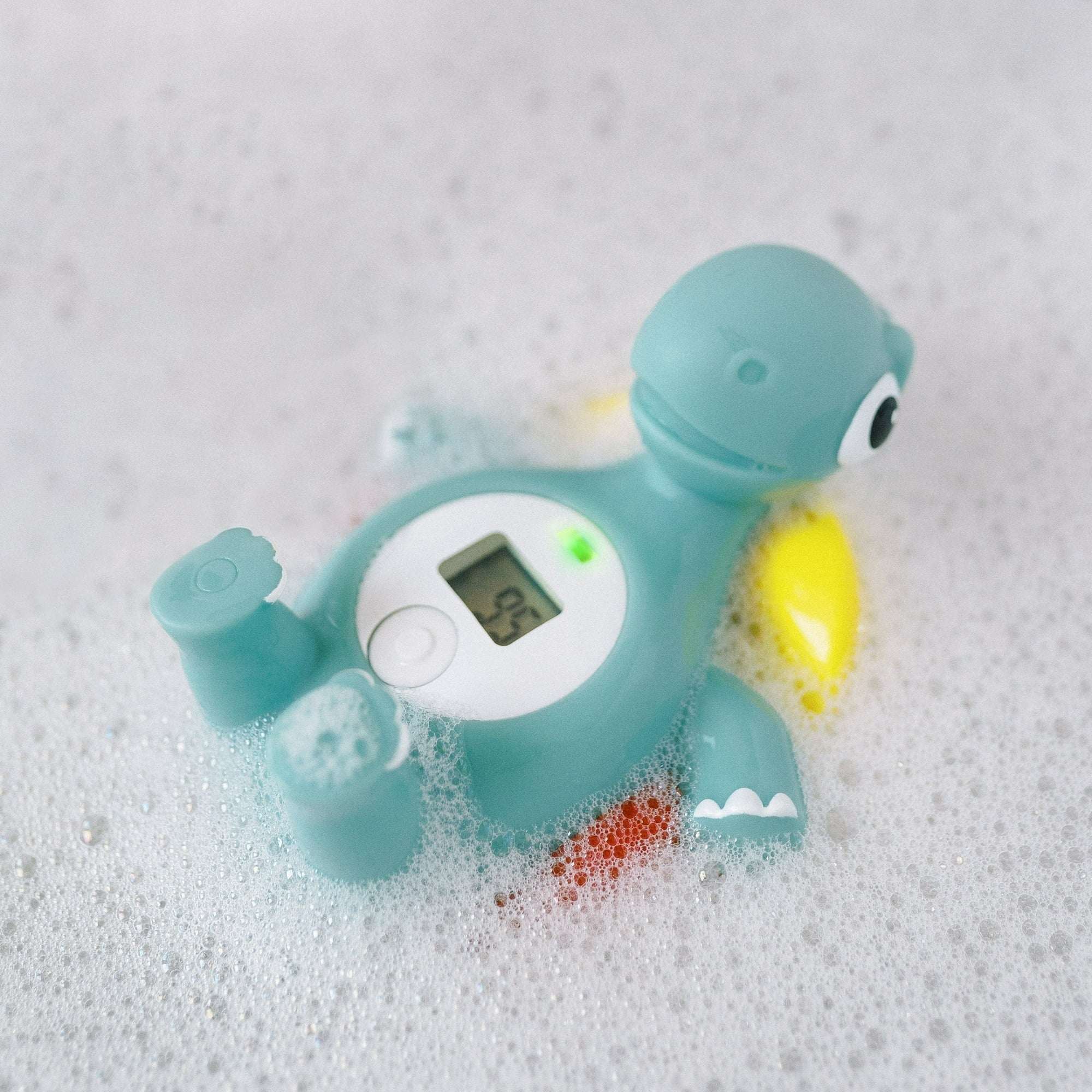 Dr. Brown's Clean Up Floating Baby Bath Thermometer, Green Dinosaur, BPA-Free, 0 months +, 1-Pack