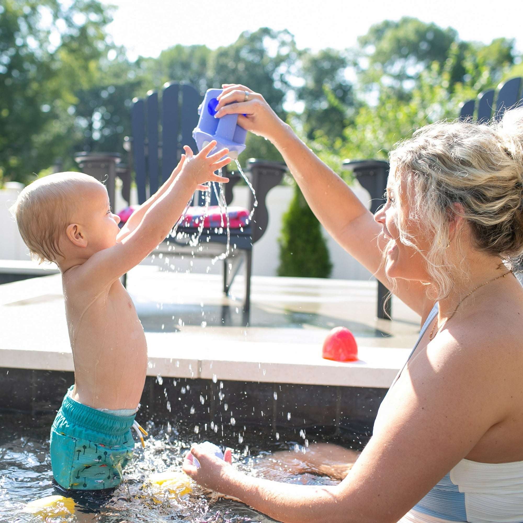 Dr. Brown's Clean up Pour & Roar Watering Can Bath Toy, Baby Bath Essentials Toddler and Kids Toy, 6m+, BPA Free