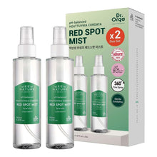Dr. Orga red spot mist duo set with two spray bottles and retail box