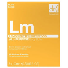 Dr. Botanicals Lemon Butter Superfood all-purpose body butter box, plant based