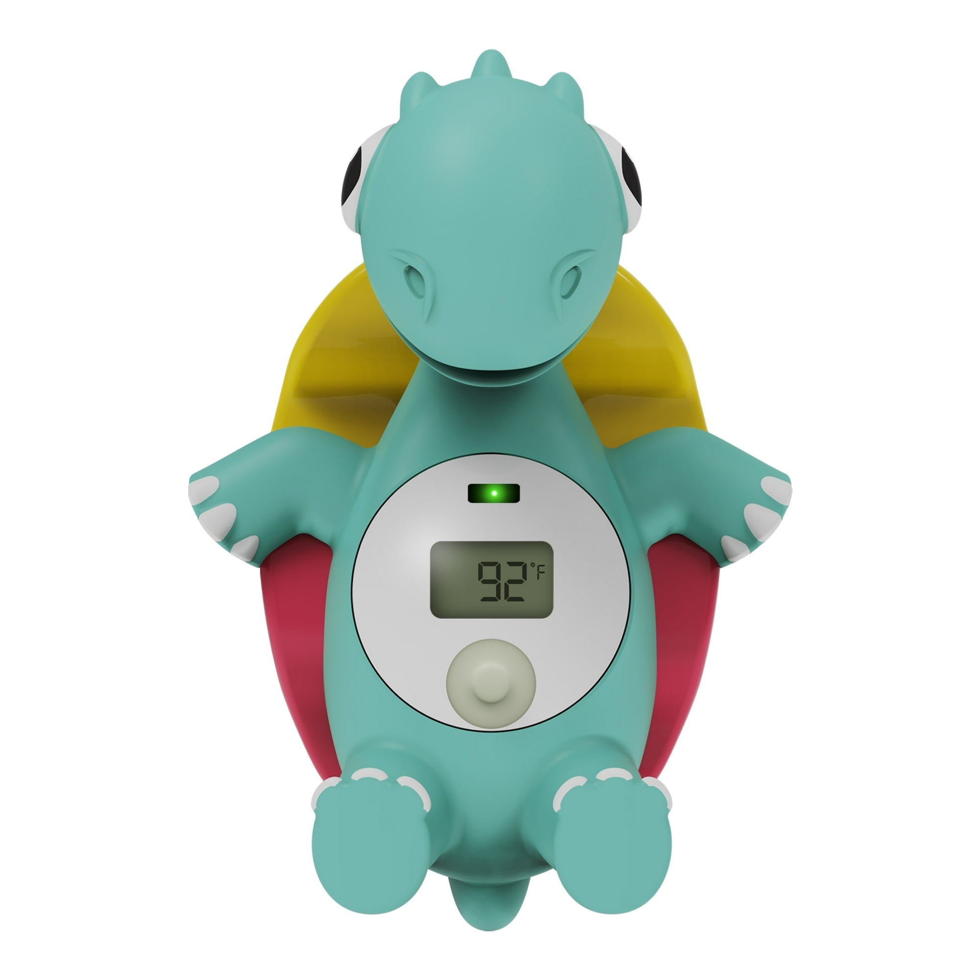 Dr. Brown's Clean Up Floating Baby Bath Thermometer, Green Dinosaur, BPA-Free, 0 months +, 1-Pack