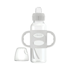 Dr. Brown's Natural Flow Anti-Colic Options+ First Year Baby Bottle Gift Set, Gray, BPA free, 0m+