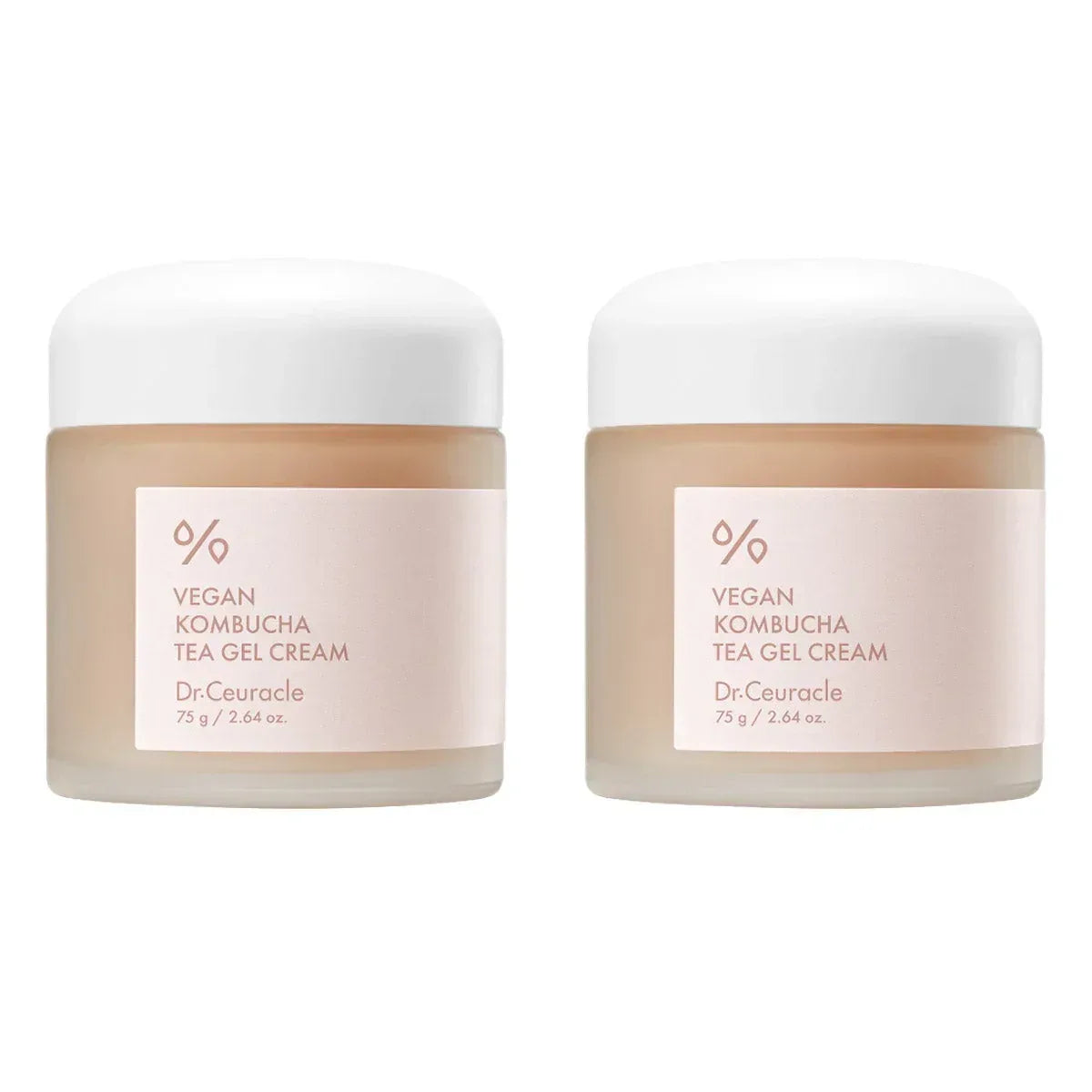 Dr. Ceuracle Vegan Kombucha Tea Gel Cream, 2.64 fl oz, 2-pack - USA MEGA SHOP