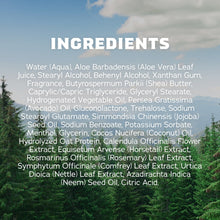 Dr. Squatch Moisturizing Conditioner bottle back label with ingredients list