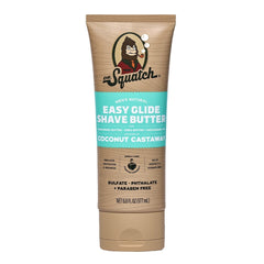 Dr. Squatch Mens Moisturizing Shave Butter, Easy Glide Natural Thick & Creamy Shaving Butter for Men, Coconut Castaway, 6 fl Oz