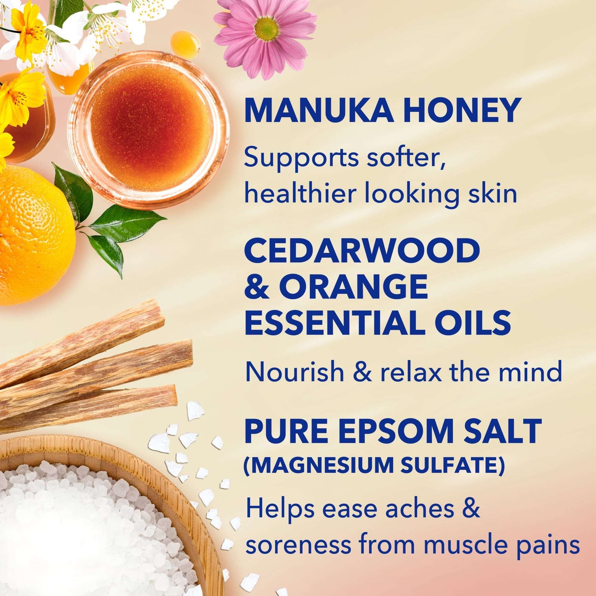 Dr Teal's Honey Blossom Body Wash with Manuka honey, 24 fl oz