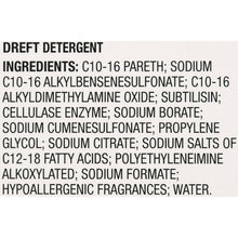 Dreft detergent ingredients label