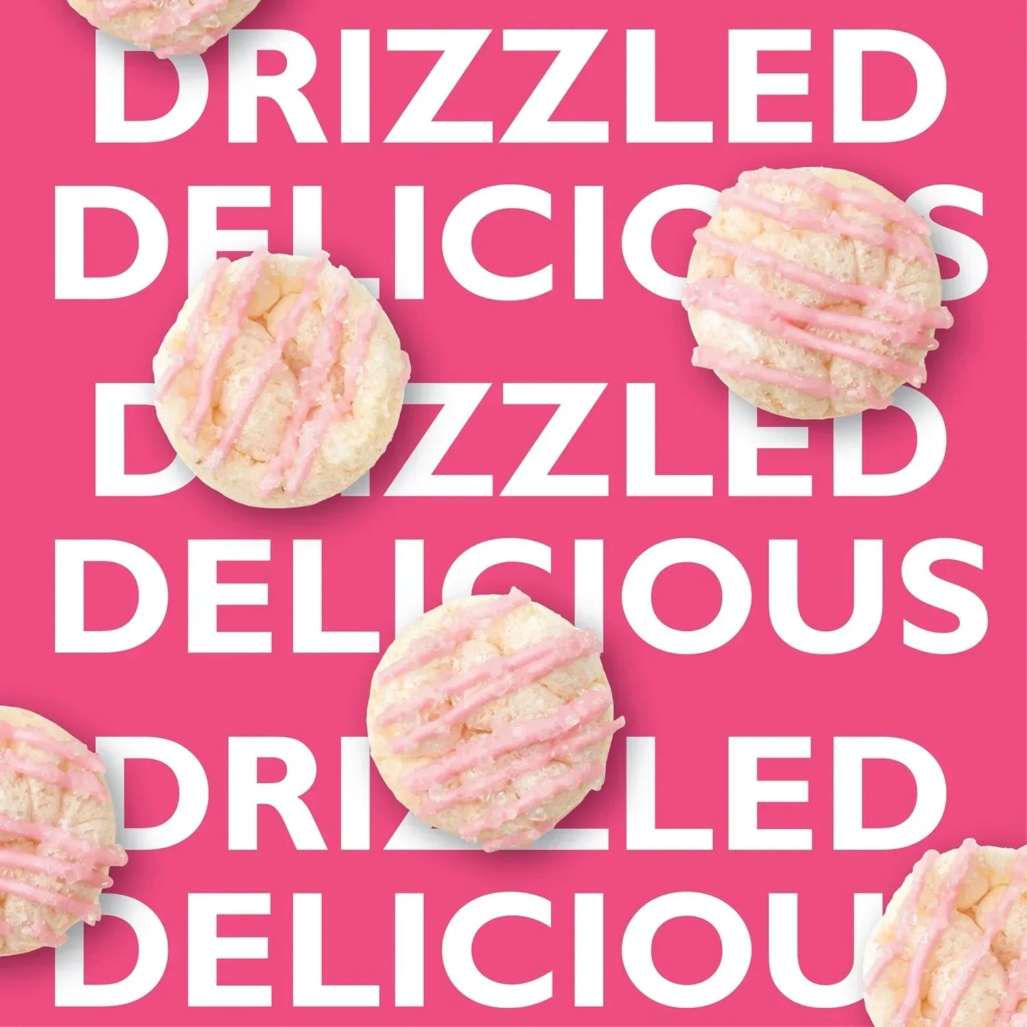 Drizzilicious Frosted Strawberry Mini Rice Cakes, 8 oz.