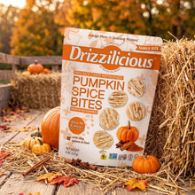Drizzilicious Pumpkin Spice Mini Rice Cakes 8 oz bag, front view