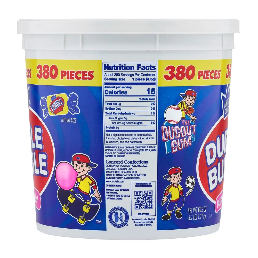 Dubble Bubble Bubble Gum, 380 pcs. - USA MEGA SHOP