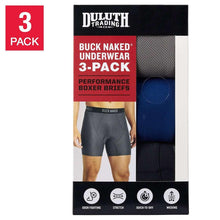 Men's boxer briefs 3-pack in dark, gray, and blue colors