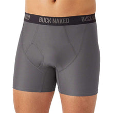 Men's boxer briefs, gray with textured fabric and black waistband