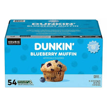 Ground coffee K-Cup pods box, Dunkin' Blueberry Muffin, 54 count, medium roast