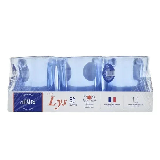 Duralex Lys Stackable Mug 10-3/8 oz., 6-pack