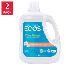 ECOS Liquid Laundry Detergent, Magnolia & Lily, 210 Loads, 210 fl oz, 2-count