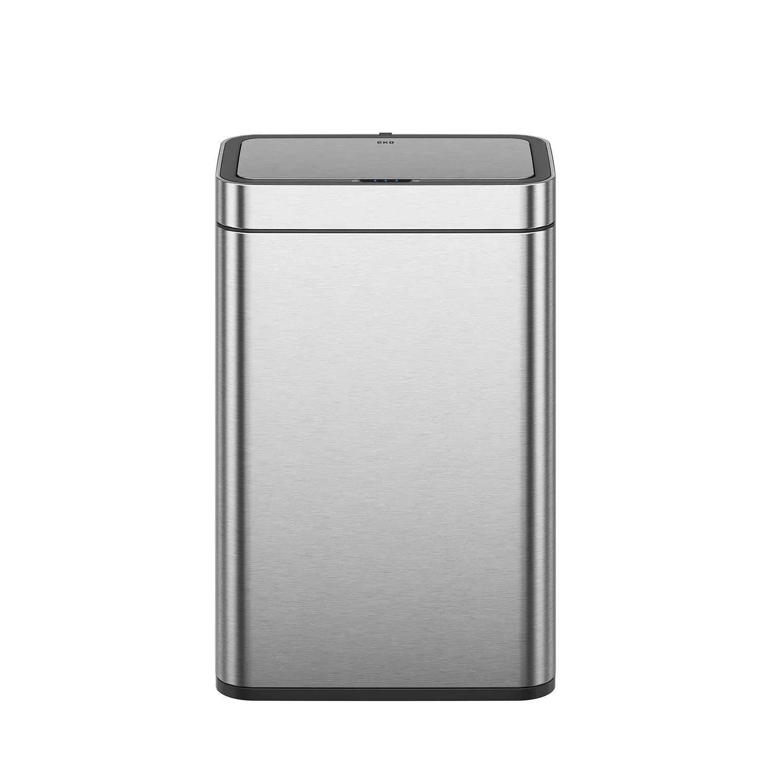 EKO Matte Stainless Steel Motion Sensor Kitchen Trash Can 13.2 Gallon