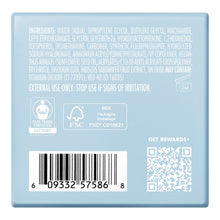 Gel serum box back with ingredients list, barcode, and 12M symbol