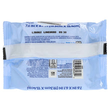 Fragrance-free makeup remover cleansing towelettes pack, back label with barcode