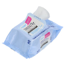 Fragrance-free makeup remover cleansing towelettes, 40 count, blue and white pack
