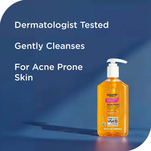 Acne wash bottle with white pump, salicylic acid treatment, 9.1 fl oz