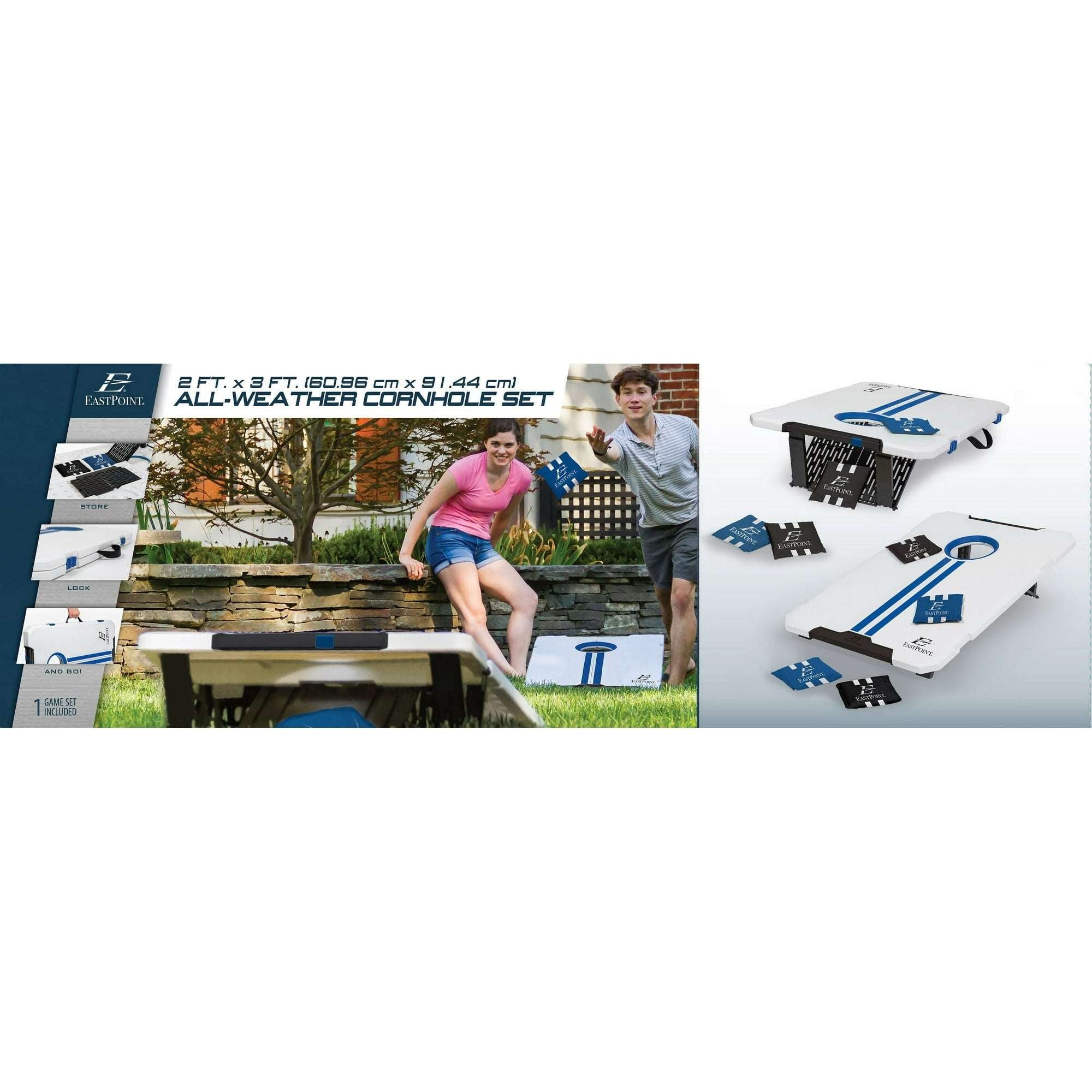 EastPoint Sports All-Weather 2' x 3' Cornhole Bean Bag Toss Outdoor Game
