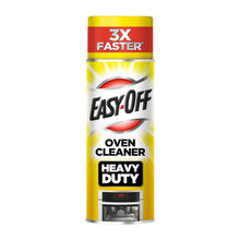 Easy-Off heavy duty oven cleaner foam spray can, yellow and red