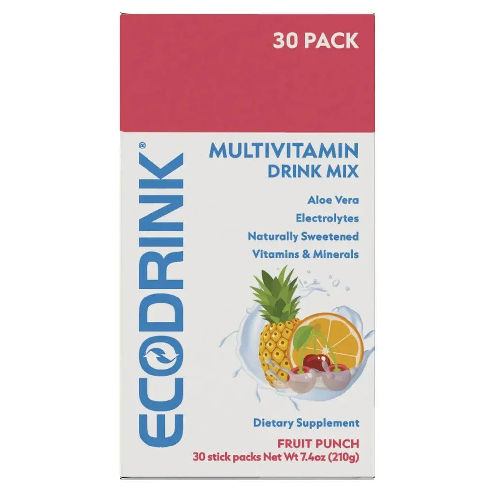 EcoDrink Complete Multivitamin Drink Mix, 30 Packets - USA MEGA SHOP