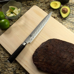 Shun Classic 9" Hollow-Edge Slicer Knife