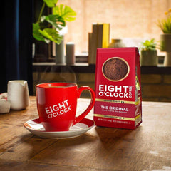 Eight O'Clock Medium-Dark Roast Ground Coffee, The Original, 40 oz. - USA MEGA SHOP