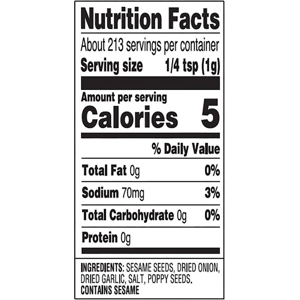 Einstein Bros. Bagels Everything Bagel Seasoning, 7.5 oz. - USA MEGA SHOP