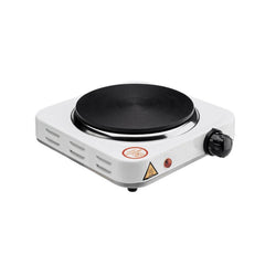 Electric Hot Plate, 1000W Countertop Burner,Cast Iron Single Burner ,Portable Electric Stove, Portable Single Burner for Cooking,Easy to Clean, White.