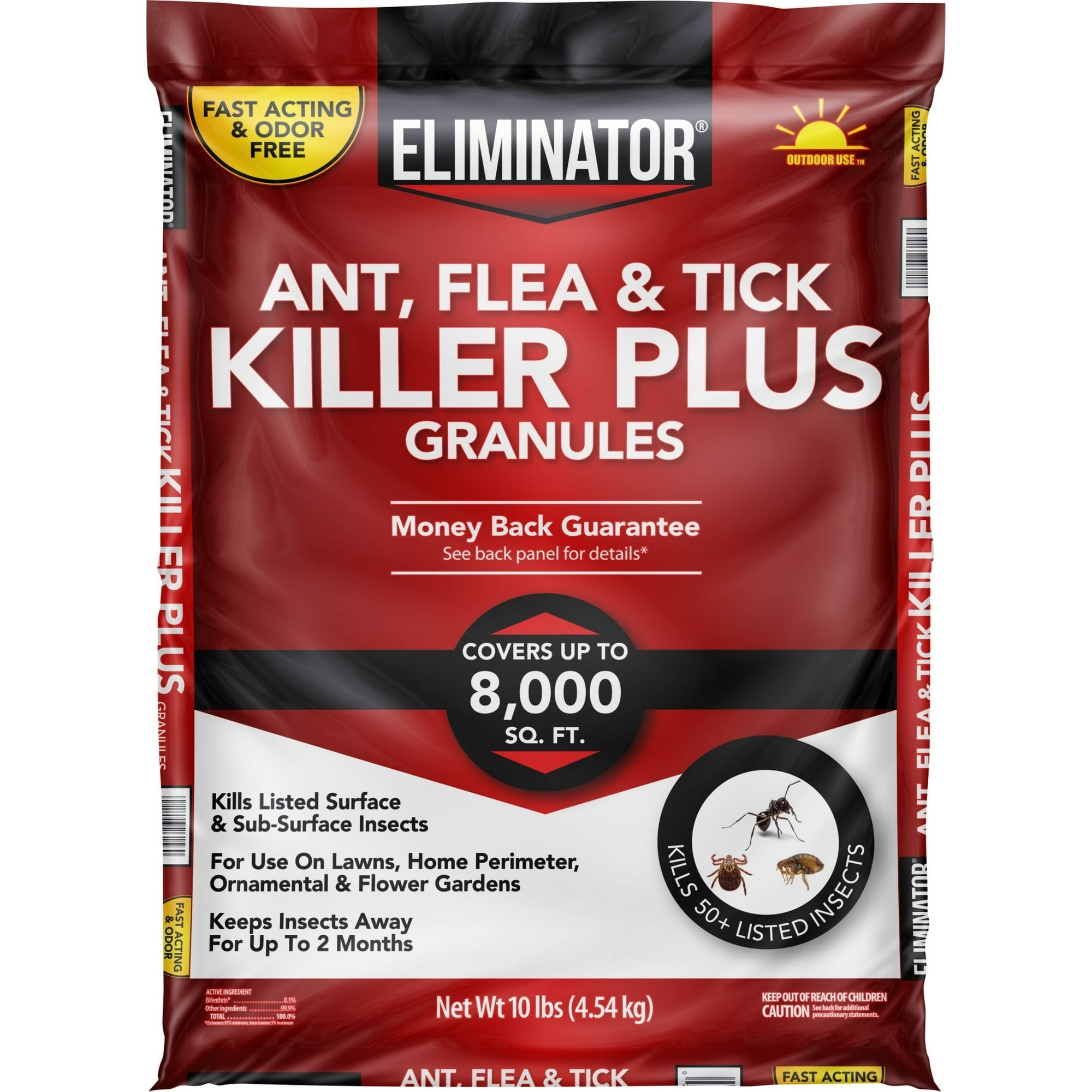 Eliminator Ant, Flea & Tick Killer Plus Lawn Insect Granules Pesticide
