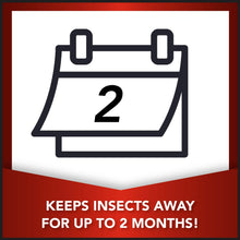 Calendar icon with number 2 on a red panel indicating up to 2 months protection