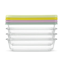 Ello Everyday 4.5 Cup 8PC Glass Meal Prep Set