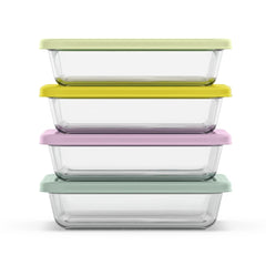Ello Everyday 4.5 Cup 8PC Glass Meal Prep Set