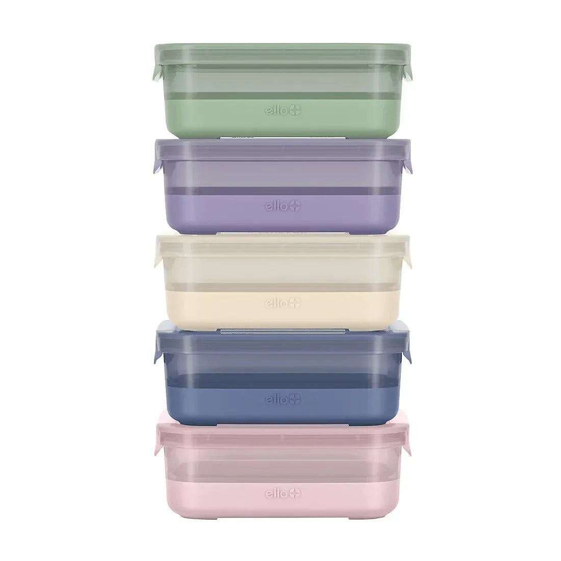 Ello Plastic 10-Pc. Meal Prep Storage Container Set - USA MEGA SHOP