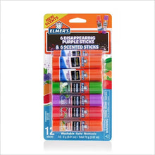 Elmer’s scented disappearing purple glue sticks variety pack, 12 count, assorted colors