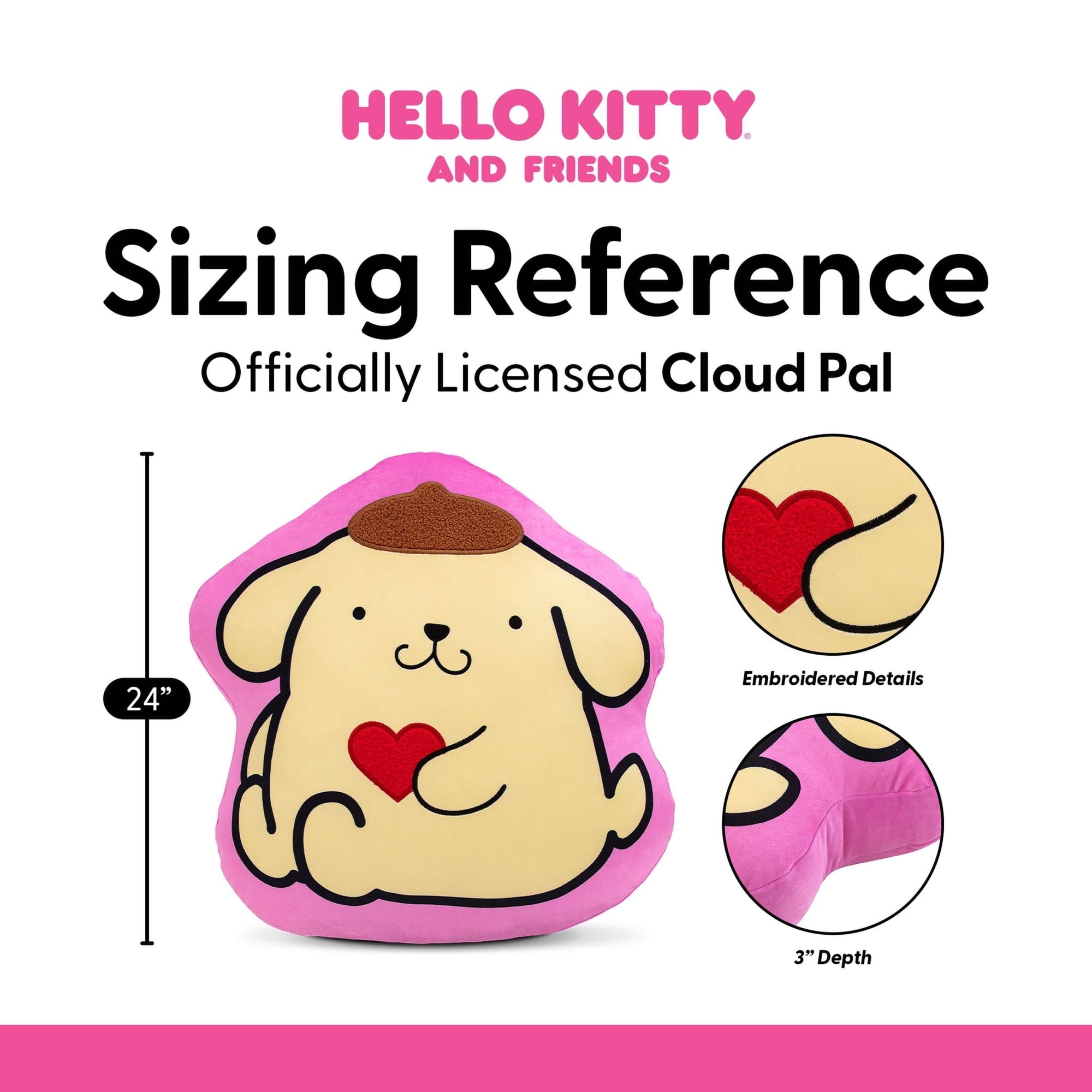 Embellished 24" Licensed Character Cloud Pillow