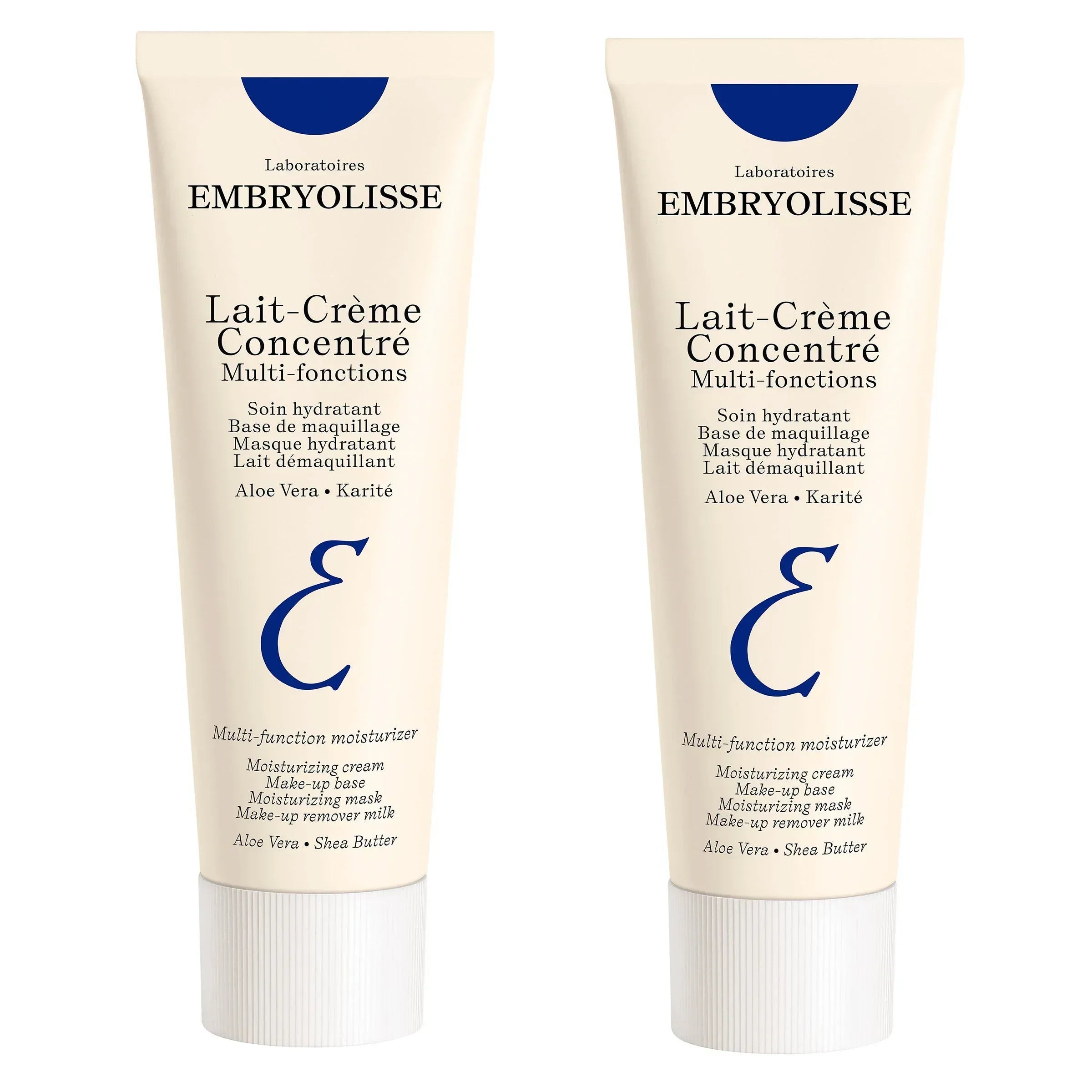 Embryolisse Lait-Creme Concentre Daily Face and Body Cream, 2.54 fl oz, 2-pack