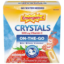 Emergen-C Crystals on-the-Go strawberry stick packs, 500 mg vitamin C, 60 count
