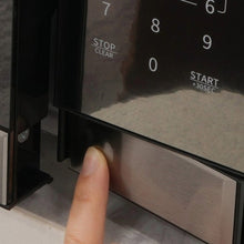 Microwave touch control panel with finger pressing Start/Stop button