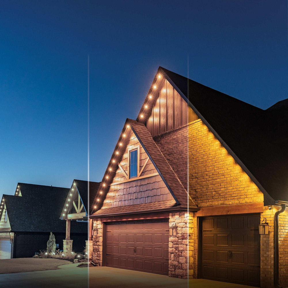 Enbrighten 100ft Permanent Outdoor Wi-Fi Eternity Eave Lights - USA MEGA SHOP