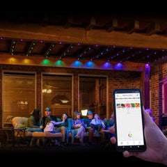 Enbrighten 100ft Permanent Outdoor Wi-Fi Eternity Eave Lights - USA MEGA SHOP
