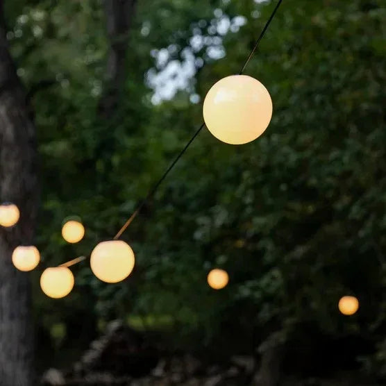 Enbrighten VIBE Wi-Fi Sphere String Lights, 12 Spheres, 5 ft. Spacing