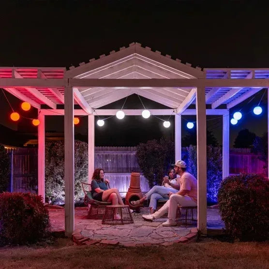 Enbrighten VIBE Wi-Fi Sphere String Lights, 12 Spheres, 5 ft. Spacing