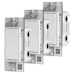 Enbrighten Vibe Wi-Fi Matter Smart Dimmer Switch, 3-pack
