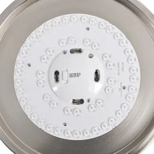 14 in slim LED flush mount light fixture underside LED board with white lens