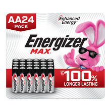Energizer MAX AA alkaline battery 24-pack in retail blister packaging